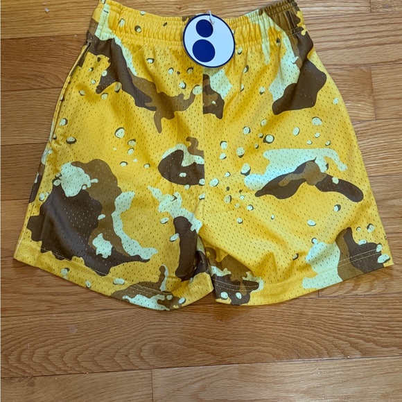 Bravest Studios Yellow and Brown Camo Shorts - Picture 2 of 4